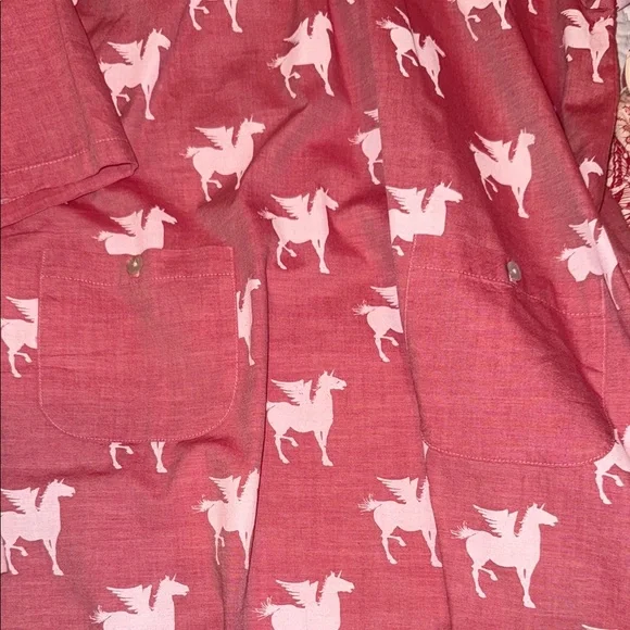 Pink & Cream Matching Girls Set Pegasus and Fairy Prints size 10 years